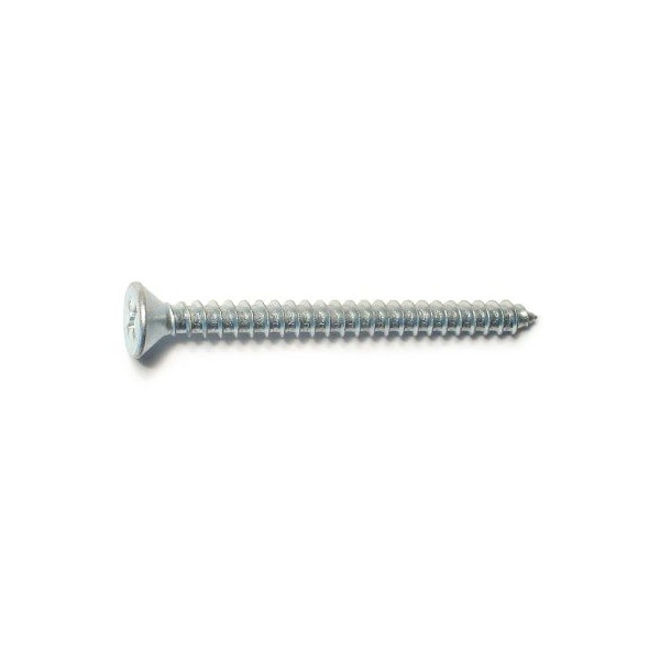 Midwest Fastener Wood Screw, #9, Zinc Plated Steel Flat Head Phillips Drive, 12 PK 69856 - main
